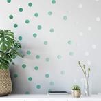 Wall art Ombre groen stippen 86x42 nieuw in verpakking, Ophalen of Verzenden, Groen