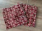2 grote rode IKEA kussenslopen met bloemen, Ophalen of Verzenden, Gebruikt, Rood, Vierkant