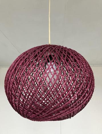 vintage paarse touwlamp beschikbaar voor biedingen