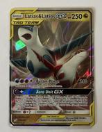 Pokemon team up latias latios gx holo 113-181, Ophalen of Verzenden, Zo goed als nieuw, Losse kaart, Foil