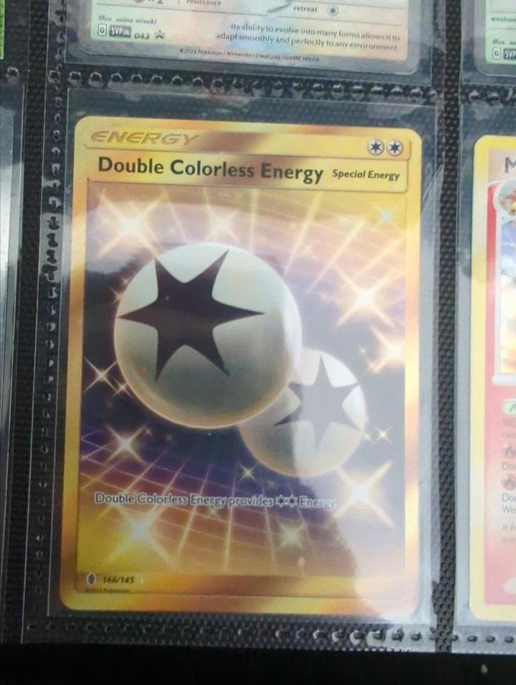 Double Colorless energy, Hobby en Vrije tijd, Verzamelkaartspellen | Pokémon, Zo goed als nieuw, Losse kaart, Ophalen of Verzenden