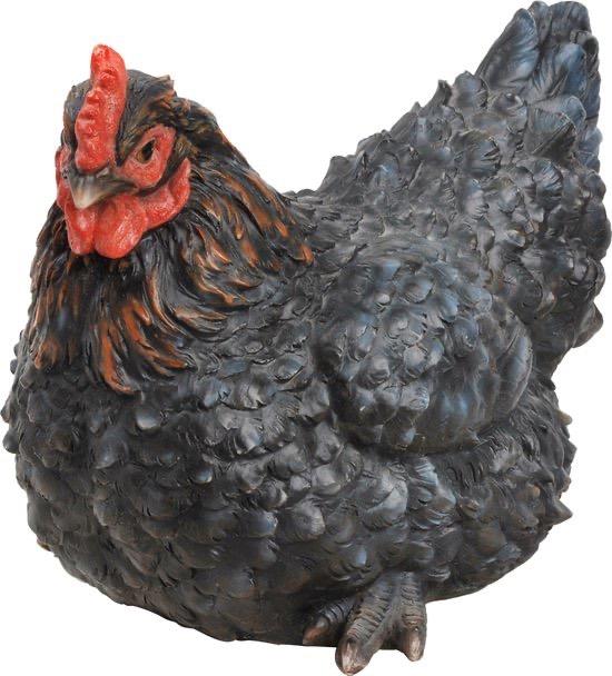 Kippen zittend 26x17x19cm - Dierenbeeld 3 kleuren., Ophalen of Verzenden, Nieuw, Mens