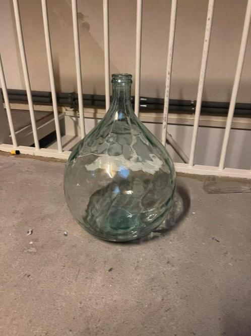 Grote glazen vaas – mondgeblazen decoratievaas, Huis en Inrichting, Woonaccessoires | Stolpen, Zo goed als nieuw, Ophalen