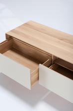 Gazzda Fina dressoir tv-meubel 200x45 Mushroom | €1690, nu, Gazzda, Gazzda, Eikenhout, Nieuw