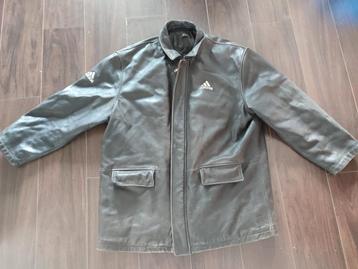 Leren vintage adidas jas beschikbaar voor biedingen