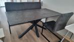 Eettafel, keramiek, slijtvast! Z.G.A.N. 160 x 90 cm, Huis en Inrichting, Tafels | Eettafels, Ophalen, 50 tot 100 cm, Zo goed als nieuw