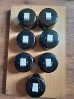 7 bakelieten schakelaars, Ophalen of Verzenden, Gebruikt, Schakelaar