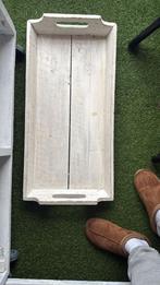 Wit gelakte robuust houten tray, Ophalen