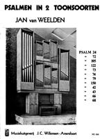 JAN van WEELDEN - PSALMEN IN 2 TOONSOORTEN, Verzenden, Gebruikt, Artiest of Componist, Religie en Gospel