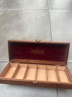 PICKWICK VINTAGE HOUTEN THEEDOOS THEEKIST THEE KIST, Ophalen of Verzenden, Zo goed als nieuw, 50 tot 100 cm, Minder dan 50 cm