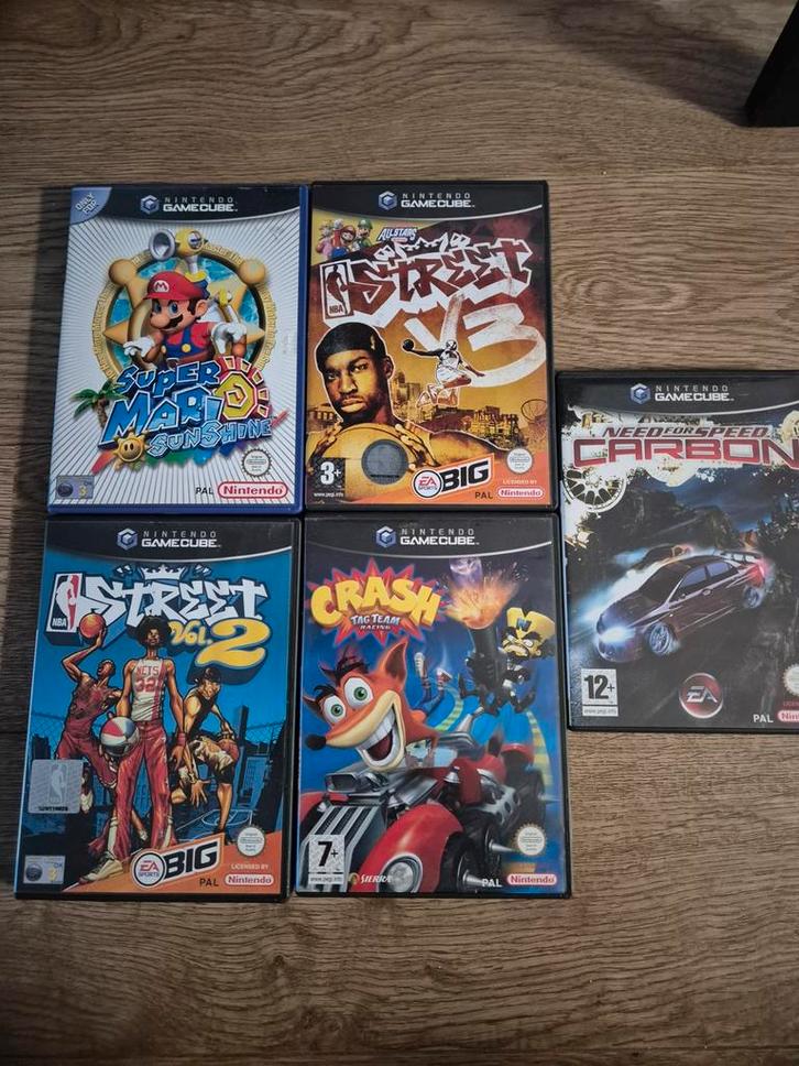 5x Gamecube Spellen, Spelcomputers en Games, Games | Nintendo GameCube, Gebruikt, Overige genres, 3 spelers of meer, Vanaf 3 jaar
