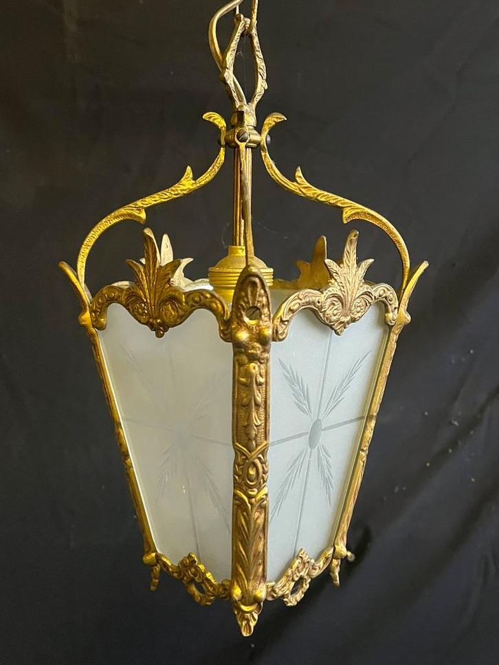 Antiek Ganglampje, Antiek en Kunst, Antiek | Lampen, Ophalen of Verzenden