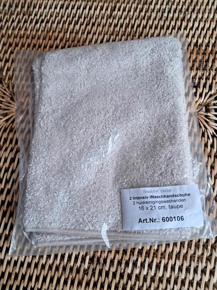 Huidreinigens washandjes van Optidee., Huis en Inrichting, Badkamer | Badtextiel en Accessoires, Nieuw, Overige typen, Overige kleuren