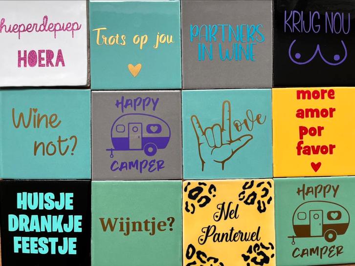 Tegeltje met tekst/ teksttegel, Huis en Inrichting, Woonaccessoires | Tekstborden en Spreuken, Nieuw, Ophalen of Verzenden