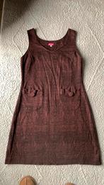 Bruine jurk Tante Betsy, maat L, Tante Betsy, Bruin, Maat 42/44 (L), Ophalen of Verzenden