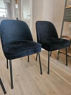 6x BePureHome stoelen zwart velvet, Huis en Inrichting, Stoelen, Ophalen, Zo goed als nieuw, Zwart, Vijf, Zes of meer stoelen