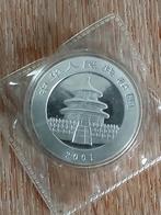 1 Oz 999 zilveren Panda 2001 / double sealed Rare, Verzenden, Zuidoost-Azië, Setje, Zilver
