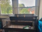 2 konijnenhokken, Dieren en Toebehoren, Knaagdieren en Konijnen | Hokken en Kooien, Ophalen, Gebruikt, Kooi, Minder dan 60 cm