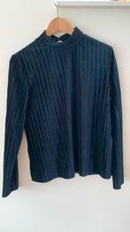 Fluweel shirt blauw medium, Kleding | Dames, Blauw, Ophalen of Verzenden, Zo goed als nieuw