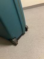 blauwe hardcase samsonite koffer met wieltjes, Ophalen, Gebruikt, Hard kunststof, 70 cm of meer