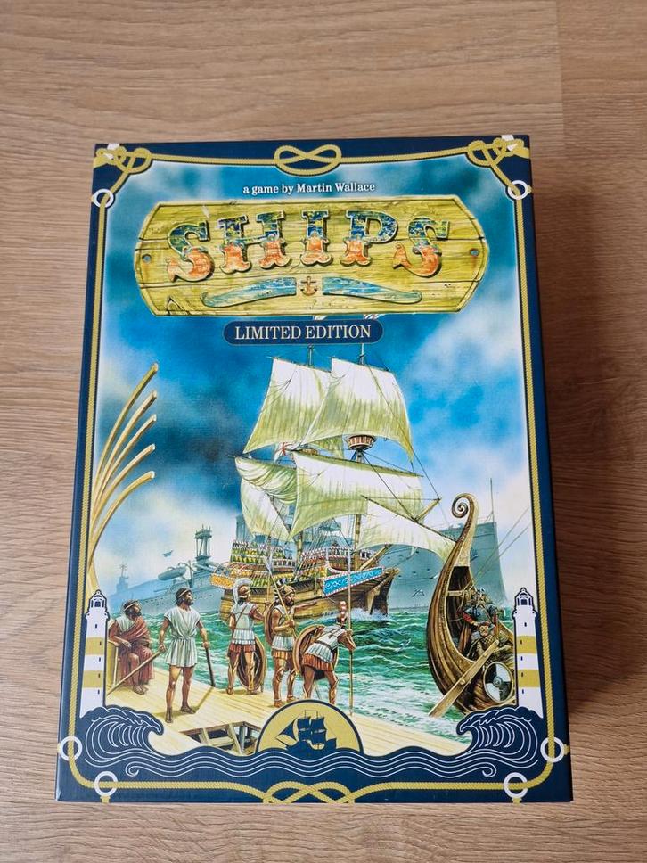 Ships Limited Edition Bordspel - Martin Wallace, Hobby en Vrije tijd, Gezelschapsspellen | Bordspellen, Zo goed als nieuw, Een of twee spelers