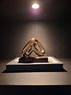 Mooi setje iconsboek met decoratie schakelketting op voet, Huis en Inrichting, Lampen | Tafellampen, Ophalen of Verzenden, Zo goed als nieuw