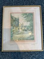 Vintage aquarelprint – “Thames Ditton” – H. Alexander (1929), Antiek en Kunst, Ophalen of Verzenden