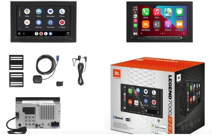JBL Draadloos Carplay en Android auto navigatiesysteem, Auto diversen, Autoradio's, Nieuw, Ophalen of Verzenden