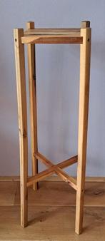 houten plantenstandaard, Huis en Inrichting, Woonaccessoires | Zuilen en Pilaren, Ophalen of Verzenden, Zo goed als nieuw