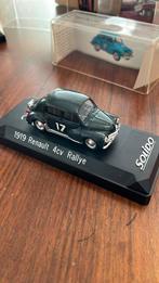 Solido Renault 4 CV Rallye mint, ovp, met decals, Ophalen of Verzenden, Zo goed als nieuw, Auto, Solido