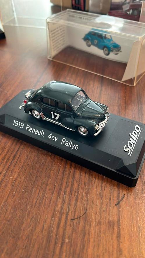 Solido Renault 4 CV Rallye mint, ovp, met decals, Hobby en Vrije tijd, Modelauto's | 1:43, Zo goed als nieuw, Auto, Solido, Ophalen of Verzenden