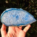 Bergkristal met Agaat edelsteen plak edelstenen verzameling, Ophalen of Verzenden