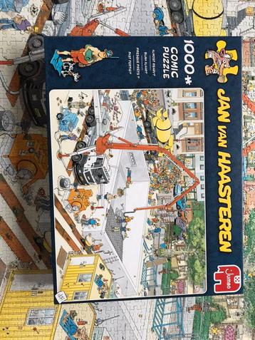 Zgan Jan van Haasteren puzzel Bijna klaar 1000 stukjes beschikbaar voor biedingen