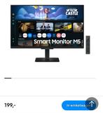 Samsung Smart Monitor M5, nieuw, 27", smart tv, Computers en Software, Monitoren, Gaming, Nieuw, Ophalen of Verzenden, Samsung