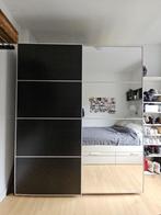 IKEA PAX kledingkast met spiegel en schuifdeuren, Ophalen, 200 cm of meer, Scandinavisch, Zo goed als nieuw