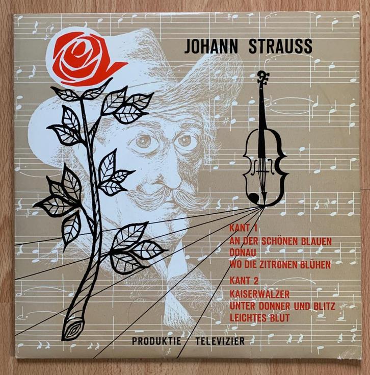 Johan Straus EP, Cd's en Dvd's, Vinyl | Klassiek, Barok, Overige typen, Overige formaten, Ophalen of Verzenden