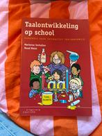 Taalontwikkeling op school pabo boek, Ophalen of Verzenden, Zo goed als nieuw, Sociale wetenschap