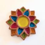 Kaarsenstandaard voor waxine lichtje - Ster/ Lotusbloem vorm, Ophalen of Verzenden, Gebruikt, Overige materialen, Minder dan 25 cm