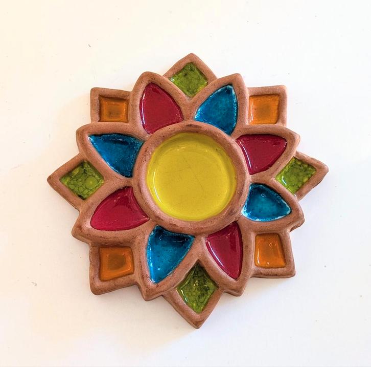 Kaarsenstandaard voor waxine lichtje - Ster/ Lotusbloem vorm, Huis en Inrichting, Woonaccessoires | Kandelaars en Kaarsen, Gebruikt