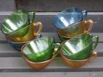 RETRO! Gekleurde theeglazen, set van 10, Huis en Inrichting, Glas of Glazen, Gebruikt, Ophalen of Verzenden, Glas