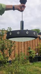 vintage 60s plafond lamp, Huis en Inrichting, Lampen | Plafondlampen, Ophalen, Gebruikt, Glas