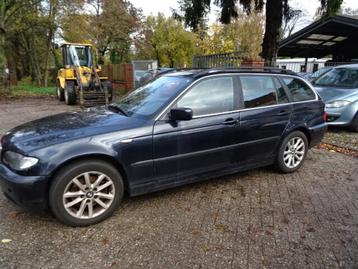 BMW 320 D E46 combi  bj 2004 2.0d bruin leer voor demontage. beschikbaar voor biedingen