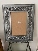 Zilverkleurige fotolijst - 48x60 cm, Ophalen of Verzenden, Zo goed als nieuw