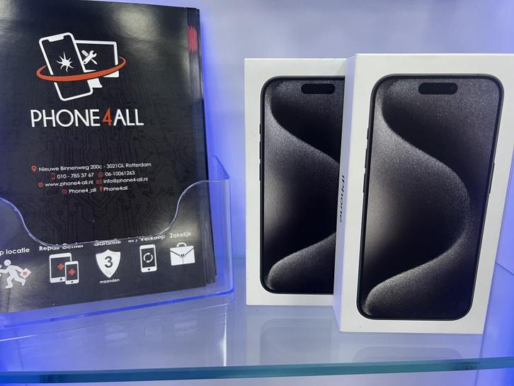 APPLE IPHONE 15 PRO 128GB NETTE STAAT, Telecommunicatie, Mobiele telefoons | Apple iPhone, Nieuw, Zonder abonnement, Zonder simlock