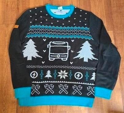Kersttrui Daimler Truck Buses maat L, Kleding | Heren, Truien en Vesten, Zo goed als nieuw, Maat 52/54 (L), Zwart, Ophalen of Verzenden