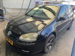 Volkswagen Golf 1.4 16V 55KW 3D 2004 Zwart, Auto's, Voorwielaandrijving, 74 pk, 4 cilinders, 610 kg
