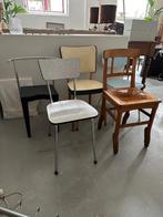 Antieke stoelen, oud design, brocante, vintage stoelen, Antiek en Kunst, Ophalen