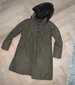 Woolrich donkergroene parkajas maat S, Kleding | Dames, Jassen | Winter, Ophalen of Verzenden, Zo goed als nieuw, Groen