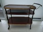 Antiek serveerwagen, vintage bedienings trolley, koffie/thee, Ophalen, Gebruikt