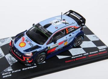 Hyundai i20 Coupe WRC rallye Italia 2018 schaal 1/43 ALTAYA beschikbaar voor biedingen